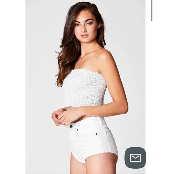 NWT Carmar Los Angelos High Rise SZ 23 Lennox Shorts Y2K Denim Micro Concert - Picture 9 of 9